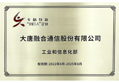 國家級專精特新“小巨人”企業(yè)